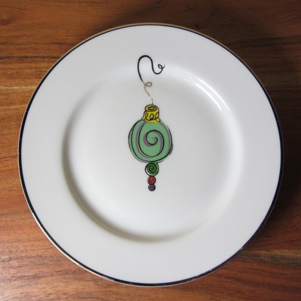 3 for $40 - fields marketplace vintage appetizer ornament plate (W5570)